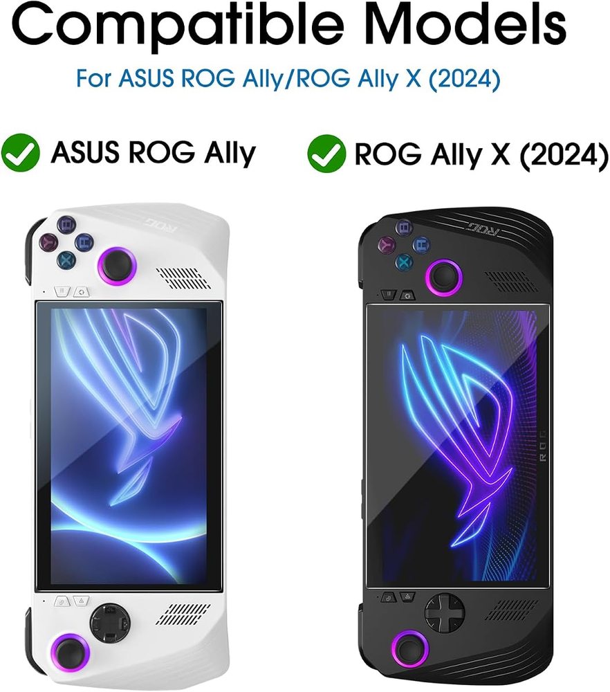 clear tempered glass screen protector for ASUS ROG Ally by amFilm