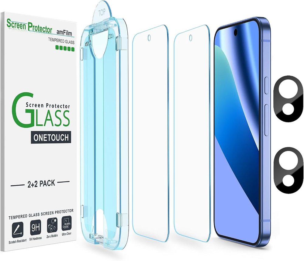 clear tempered glass screen protector for Google Pixel 1 by amFilm