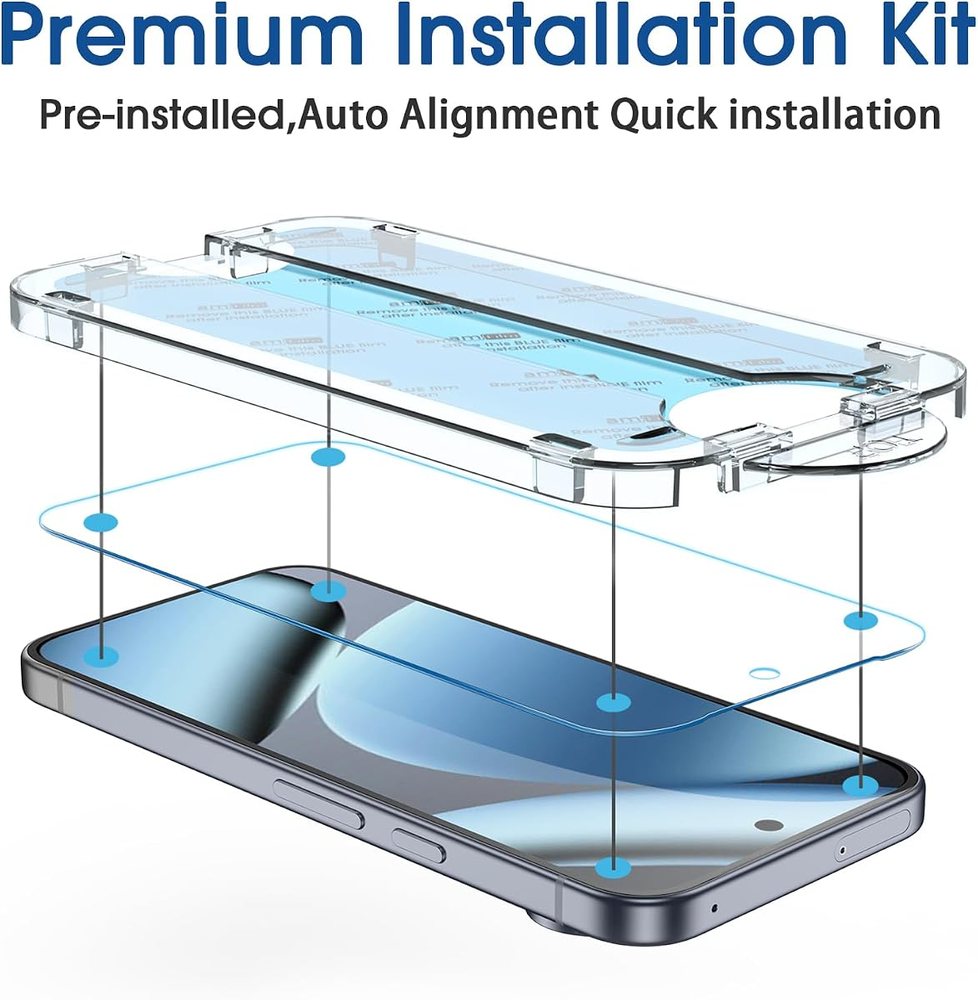 clear tempered glass screen protector for Google Pixel 1 by amFilm