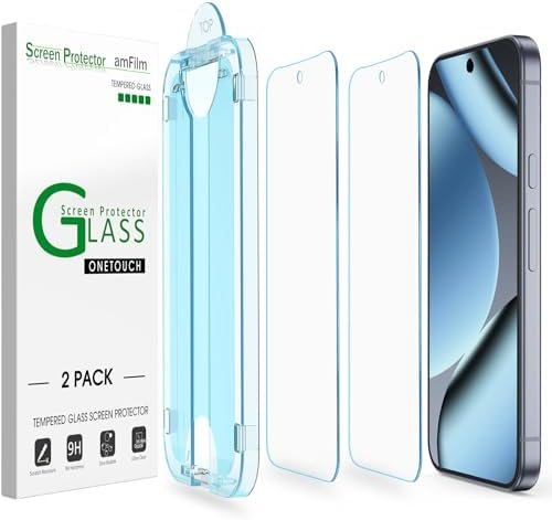 clear tempered glass screen protector for Google Pixel 1 by amFilm