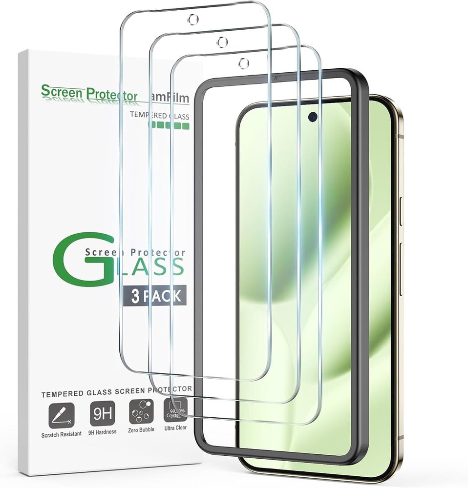 clear tempered glass screen protector for Google Pixel 1 by amFilm