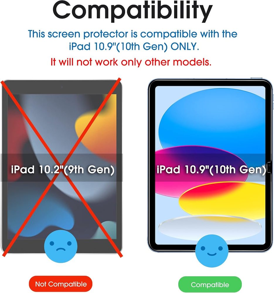 clear tempered glass screen protector for iPad 11 by amFilm