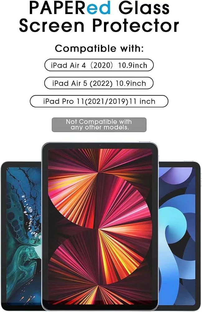 clear tempered glass screen protector for iPad Pro 11 by amFilm