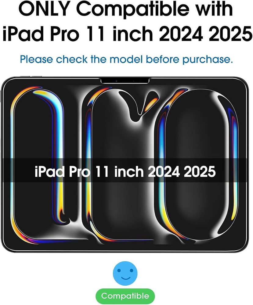 clear tempered glass screen protector for iPad Pro 11 Inch by amFilm