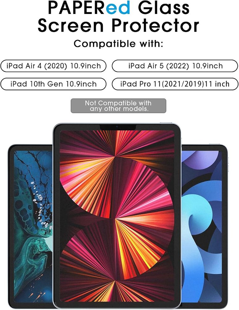 matte anti-glare tempered glass screen protector for iPad Pro 11 by amFilm