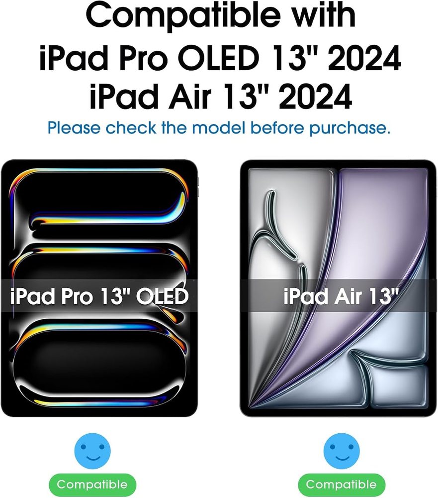 clear tempered glass screen protector for iPad Pro 13 by amFilm