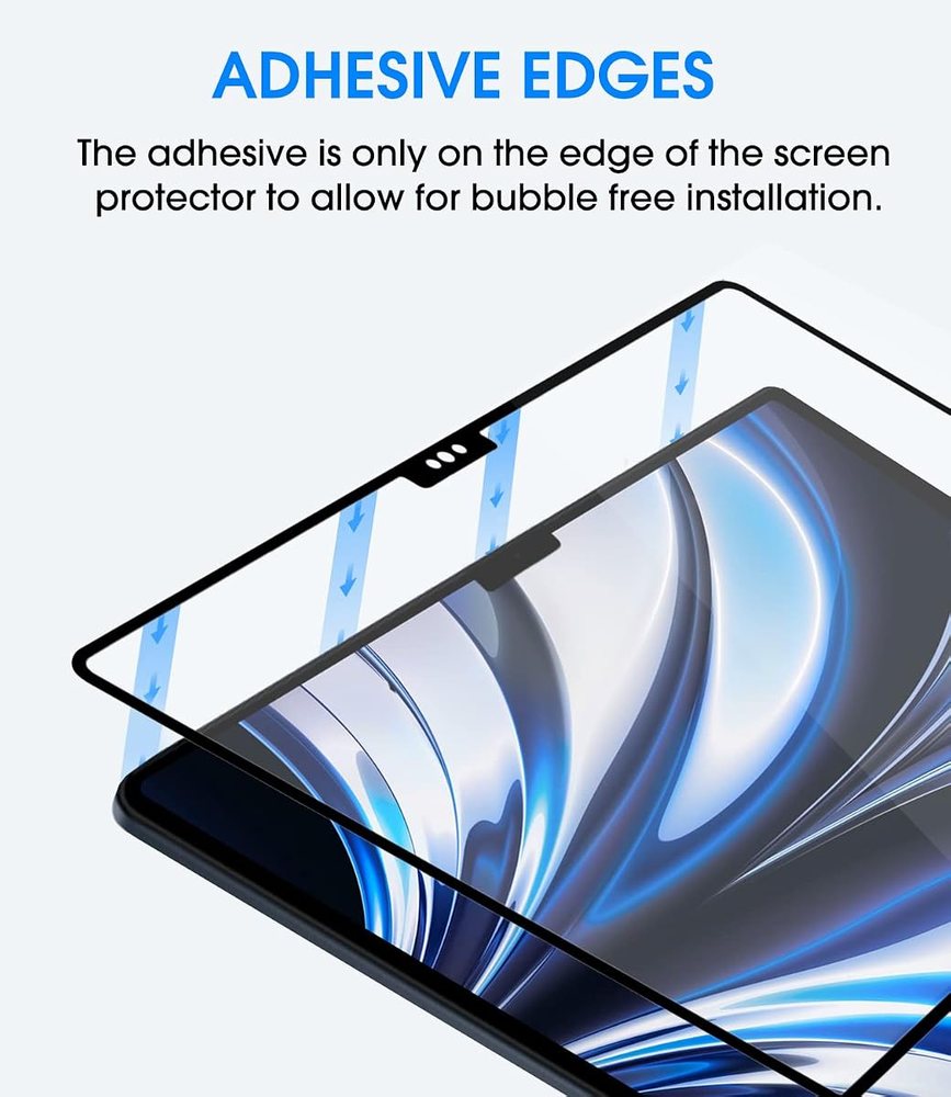 clear tempered glass screen protector for MacBook Air 13.6 by amFilm