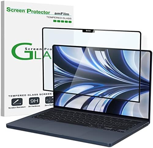 clear tempered glass screen protector for MacBook Air 13.6 by amFilm