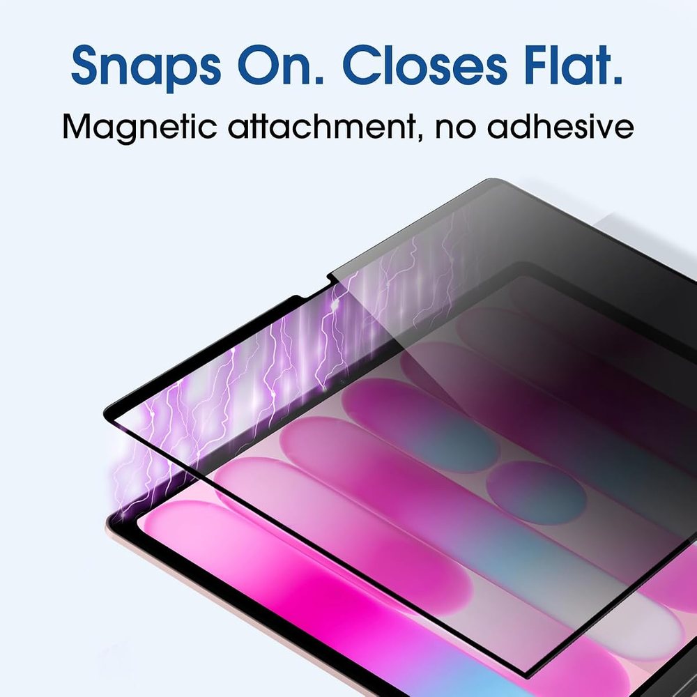 privacy tempered glass screen protector for MacBook by amFilm