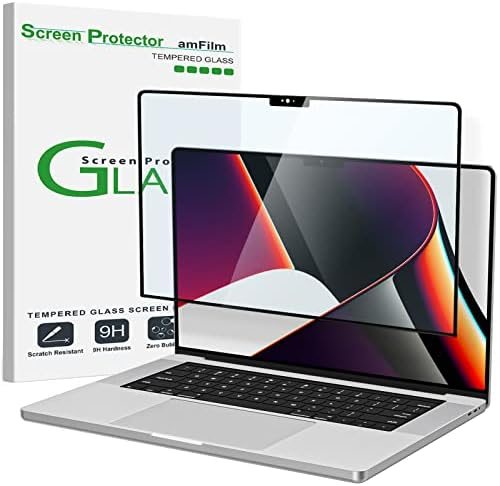 clear tempered glass screen protector for MacBook Pro 16.2 by amFilm