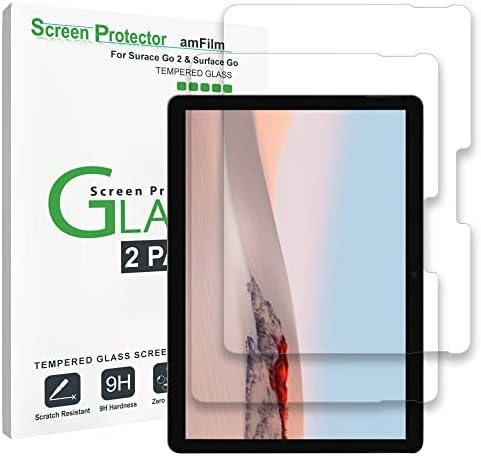 clear tempered glass screen protector for Microsoft Surface GO 4 by amFilm
