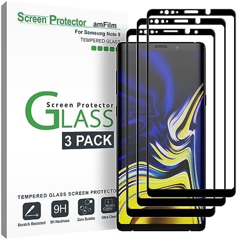 clear tempered glass screen protector for Samsung Galaxy Note 9 by amFilm