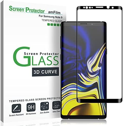 clear tempered glass screen protector for Samsung Galaxy Note 9 by amFilm